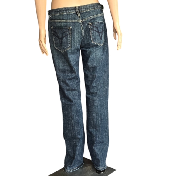 Vigoss Womens 31 The Chelsea Boot Cut Denim Jeans Y2k Classic W31 L33 Dark wash - Picture 2 of 12